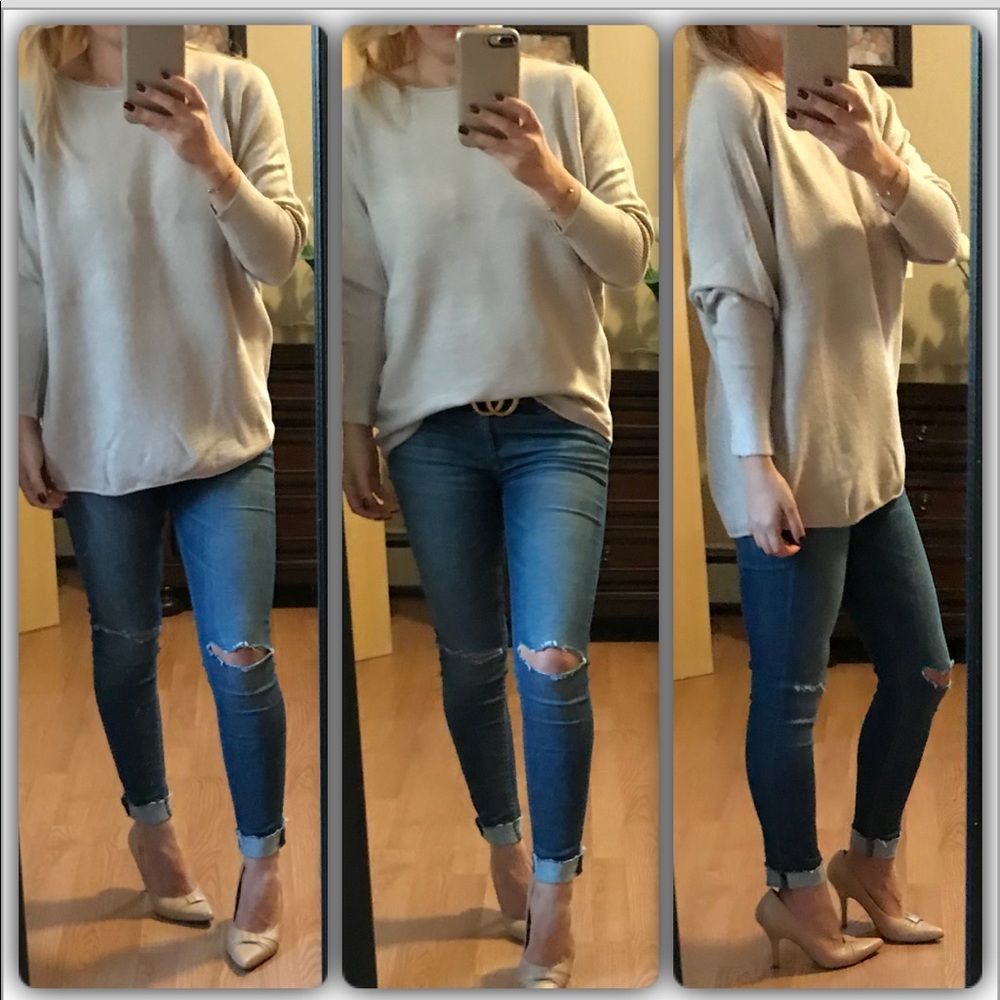 New💫Soft ribbed (stretchy ) latte top - Picture 2 of 5